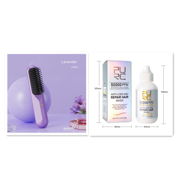 Wireless Straight Comb Portable Quick-heating Direct Hair Charging Straight Comb - Image 6