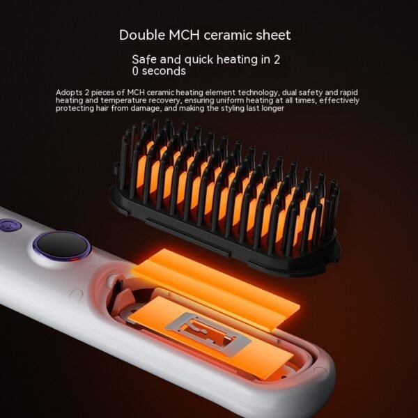 Straight Comb For Curling Or Straightening Straight Device Hair - Image 6
