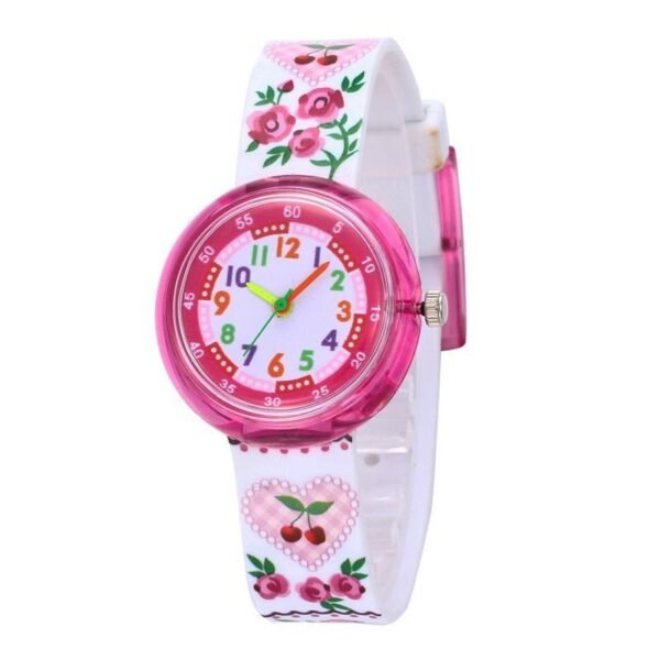 Children's Silicone Cartoon Transparent Cute Fashion Watch - Image 9
