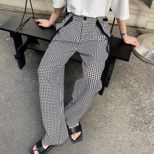 Retro Elegant Trousers Men's Wide-leg Pants - Image 2