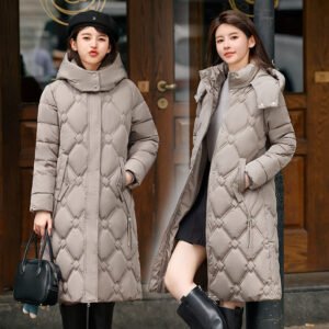 Women's Mid-Length Cotton-Padded Coat