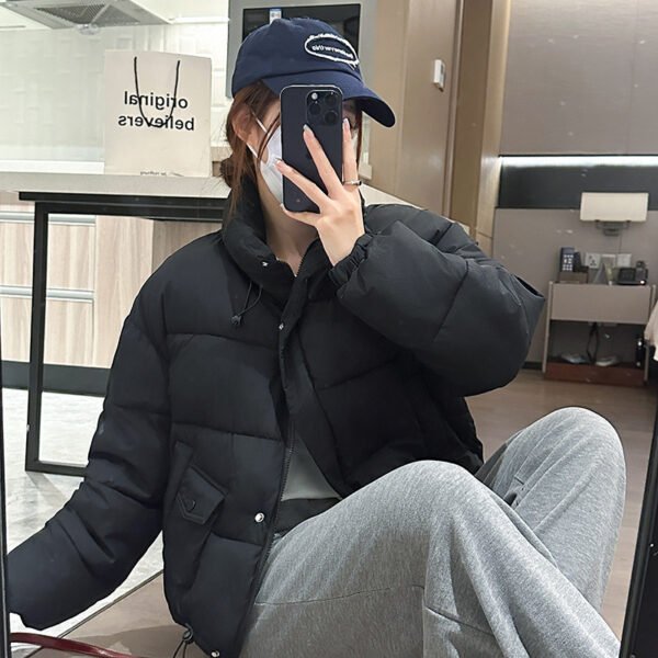 Cotton-padded Short coat - Image 4