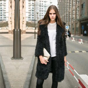 Fur Suit Coat Overcoat