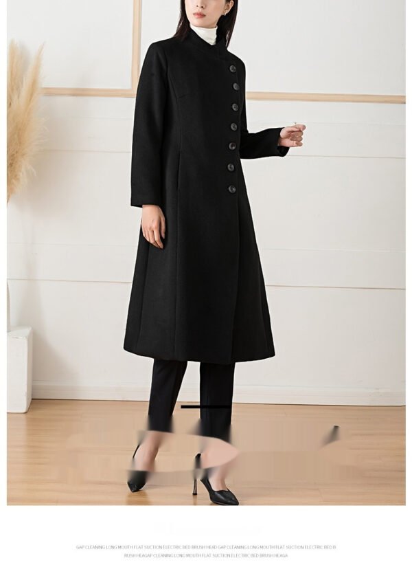 Elegant Cashmere Wool Coat - Image 6