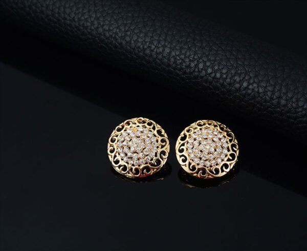 Necklace earrings ring jewelry four piece set - Image 9