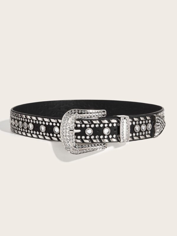 Punk Rhinestone Rivet Y2g Fashion Belt - Image 8
