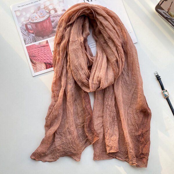 Retro Fashion Cotton And Linen Scarf For Women - Image 4