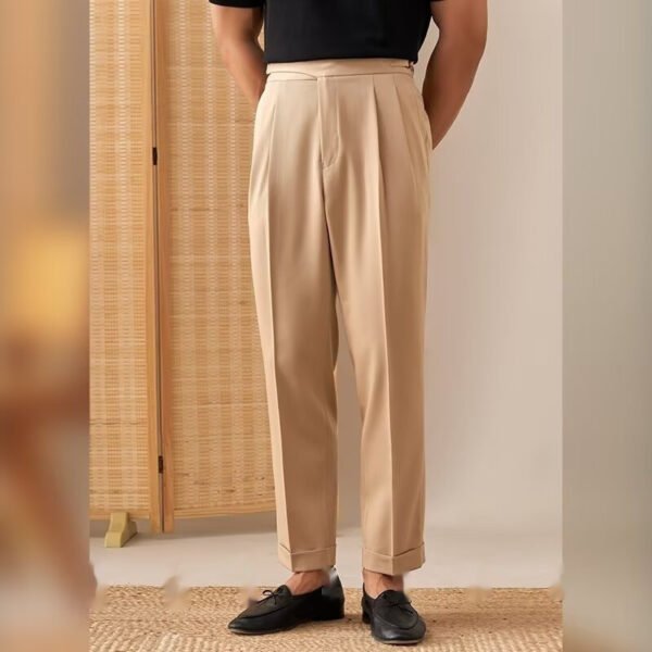 Men's Suit Pants Waist Head Straight-leg Trousers - Image 2