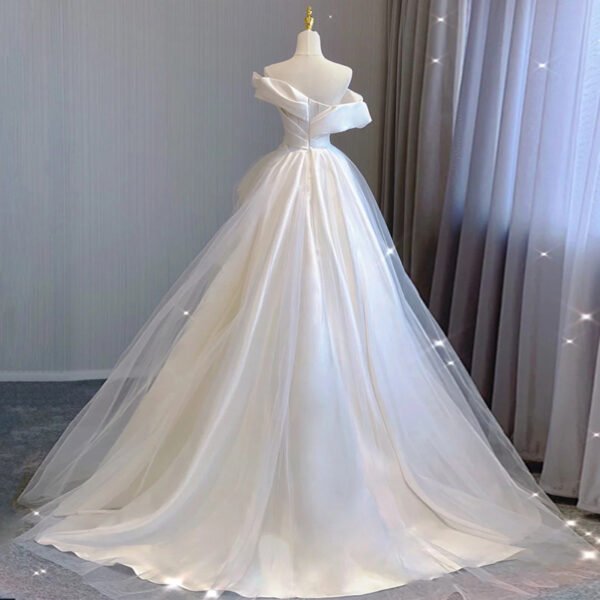Temperament Princess Style French Satin Tail - Image 3