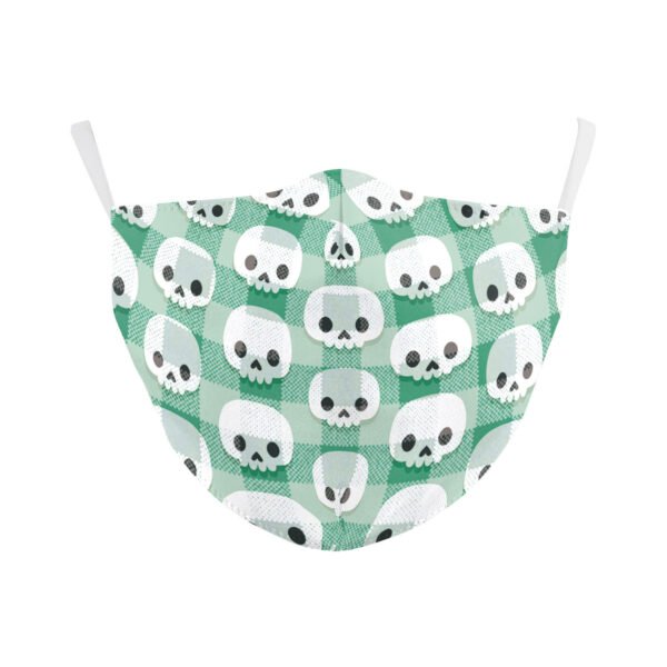 Digital Printing Halloween Skull Pumpkin Creative Design Double-layer Dustproof Mask - Image 8
