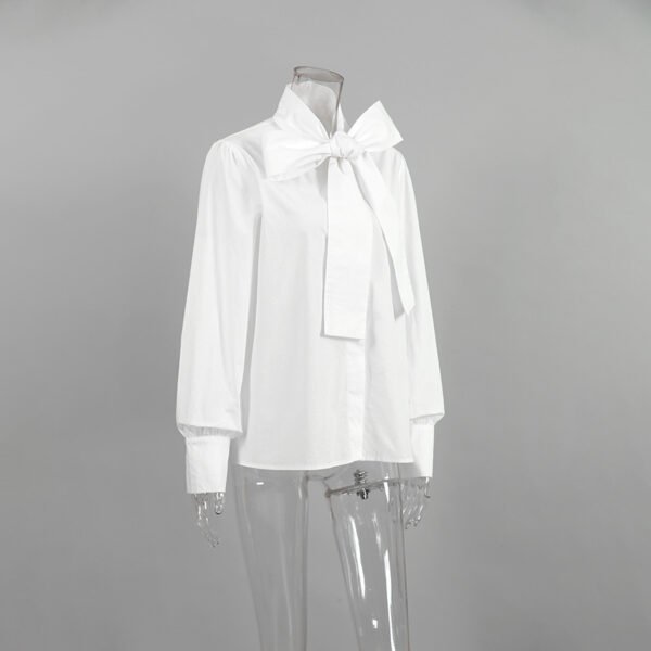 Minority Fashion Temperament Commute Shirt Women's Design Lace-up - Image 7