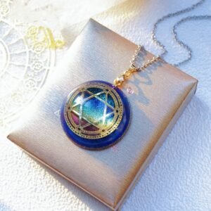 Guardian Stone Lucky Jupiter Character Crystal Necklace