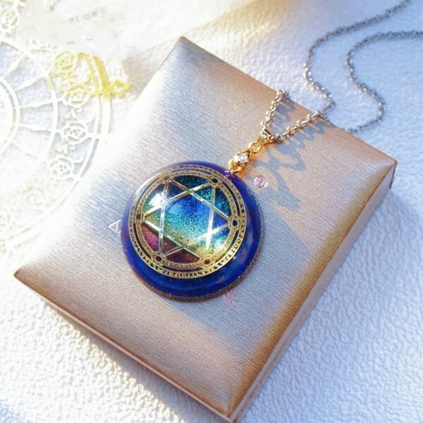 Guardian Stone Lucky Jupiter Character Crystal Necklace
