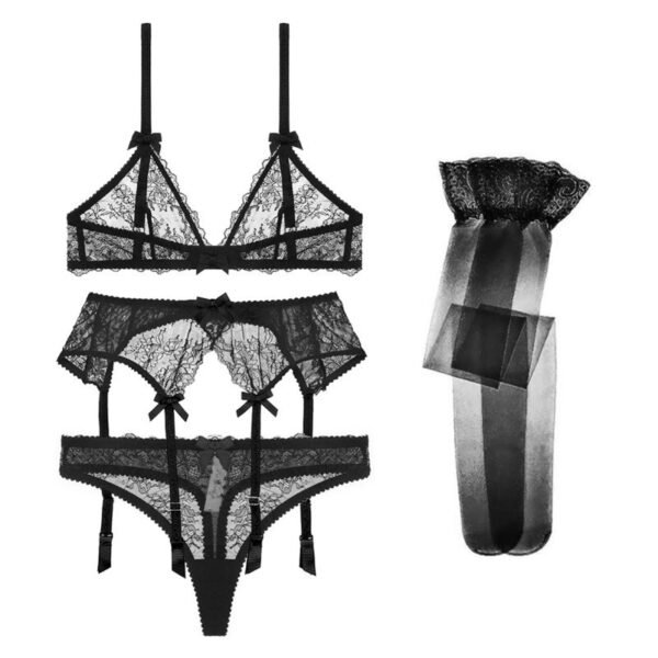 Ladies French Triangle Cup Lingerie Set - Image 4
