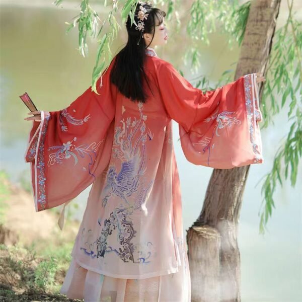 Elegant Cross-Collar Dress - Image 9