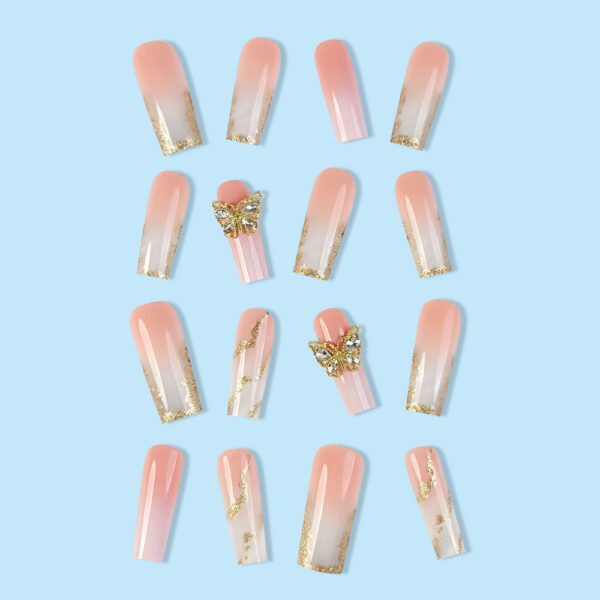 White French Butterfly Sweet Flowers Removable Wear Armor - Image 3