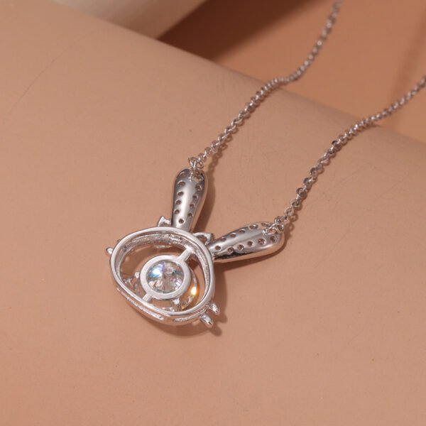Rabbit Necklace S925 Sterling Silver Female Student Korean Style - Image 4