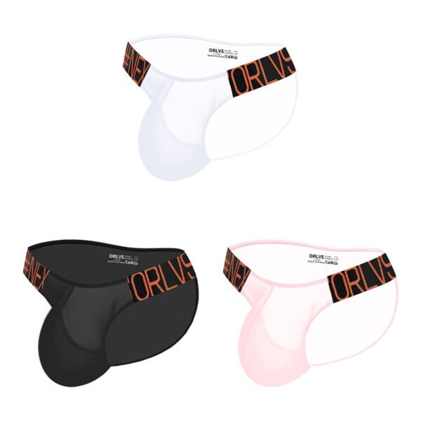 Transparent High Fork Men's Briefs Sports Low Waist Panties - Image 6