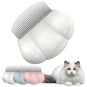 Comfortable Dog & Cat Grooming Comb for Fleas & Tangles
