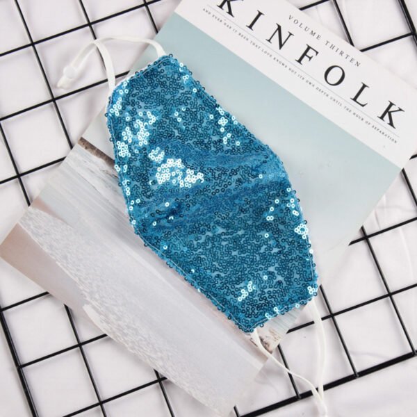 Sequin Fashion Dustproof Personalized Decorative Mask - Image 8