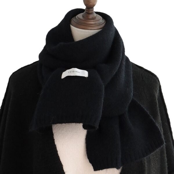 Solid Color Scarf Women's Autumn And Winter Warm - Image 5