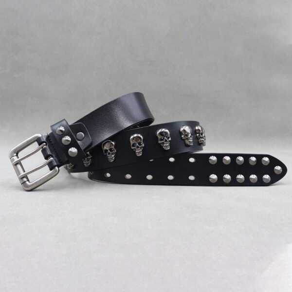 Alloy Skull Original Punk Rivet Belt - Image 4