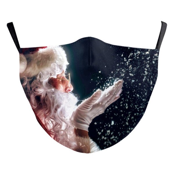 Christmas Funny Digital Printing Double-layer Dust Mask - Image 10