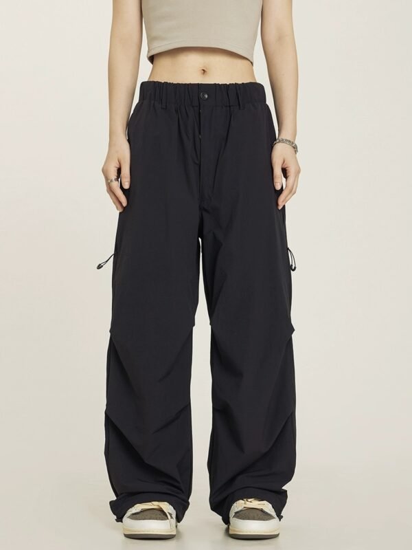 Vintage Pleated Parachute Pants Cargo Pants - Image 6
