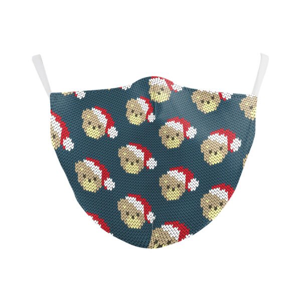 Christmas Single Corner Print Double Layer Dust Mask - Image 10
