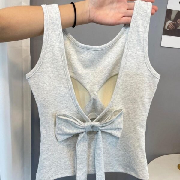 Pure Desire Style Bow Beautiful Vest Sling Women's Slim Fit - Image 6