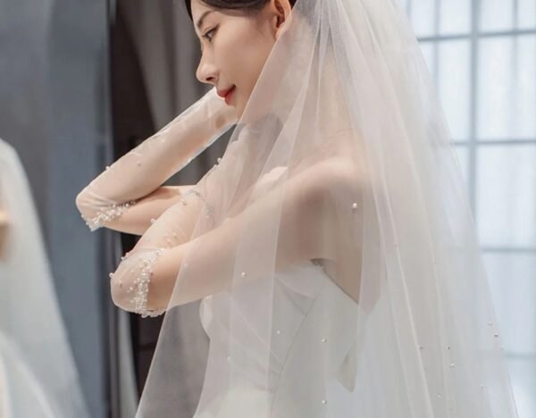 Temperament Princess Style French Satin Tail - Image 4