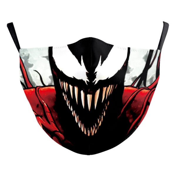 Halloween Skull Funny Digital Printing Double-layer Dust Mask - Image 6