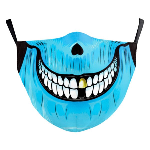 Wansheng Digital Printing Face Animal Tiger Ear Hanging Double-layer Mask - Image 8
