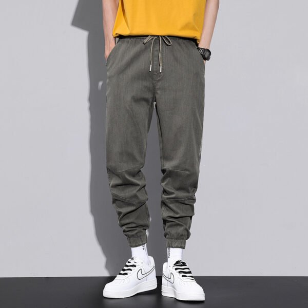 Men's Spring Fashion Brand Loose Tappered Jeans Fashion Stretch - Image 5