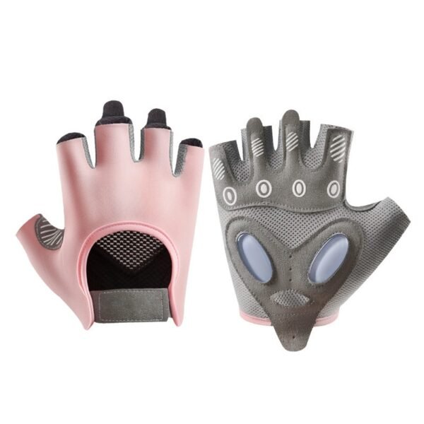 Women's Half Finger Training Thickened Liquid Silicone Fitness Gloves - Image 5