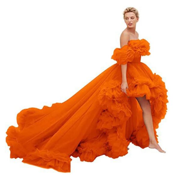 Tube Top Short Front And Long Back Dress - Image 3