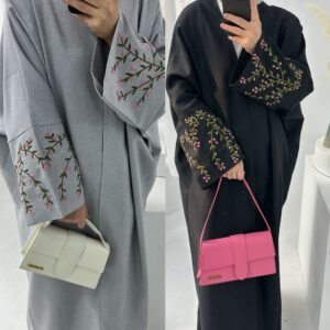 Embroidered Flower Cardigan robe