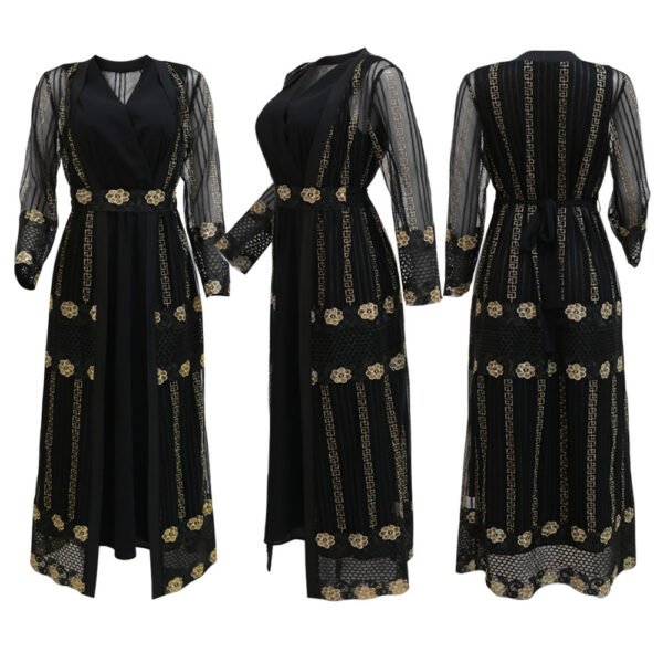 Vest Dress Kraft Tan Dress Suit - Image 6