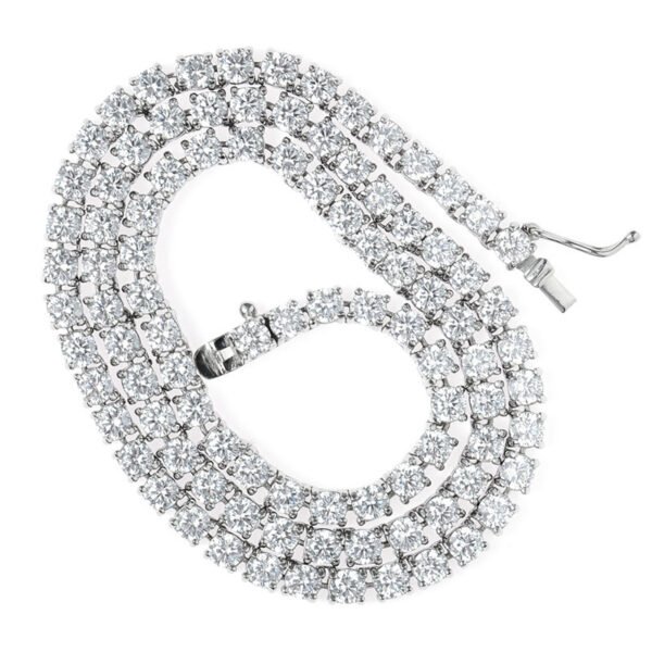 S925 Sterling Silver Tennis Chain Full Diamond - Image 2