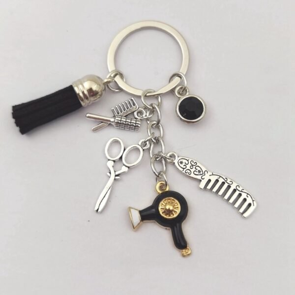Tassel Black Diamond Mini Key Chain - Image 7