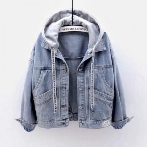 Long Sleeve Hooded Jacket Multi-pocket Versatile