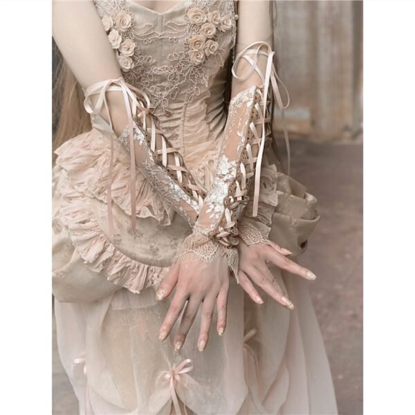 Blood Supply Broken Ballet French Rococo Strap Adjustable Match Oversleeves - Image 3
