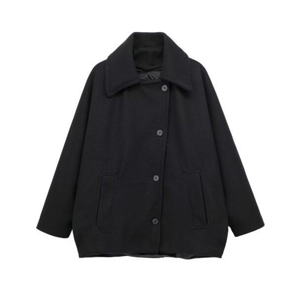 Autumn New Wool Blended Short Coat - Image 5