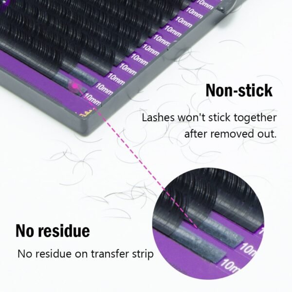 16 Rows Faux Mink Individual Eyelash Lashes - Image 3