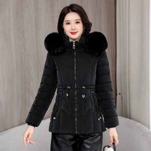 Slim Fit Slimming Thickened Warm Down Cotton Jacket