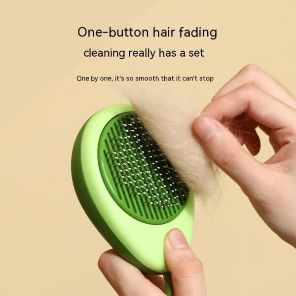 Pet Grooming Brush with Stainless Steel Needle - Image 3