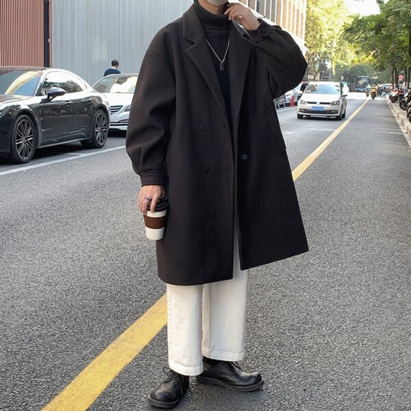 Loose And Thickened Long Coat - Image 2