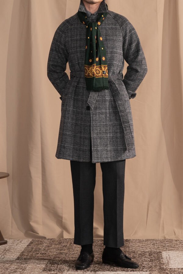 Men's Wool Warm Mid-length Coat - Image 2