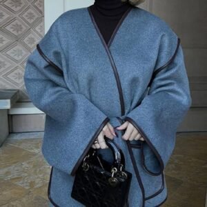 Women's Autumn Loose Casual Pocket Coat