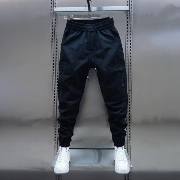New All-matching Casual Men's Thin Solid Color Ankle Banded Pants - Image 4